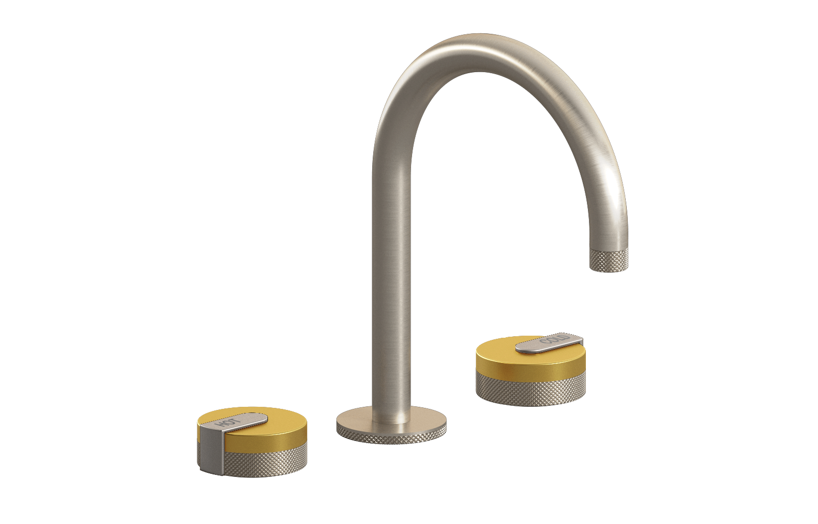 E-11512-R1BAU-L1SN-BNi Смеситель для умывальника на 3 отвертия GRAFF MOD+