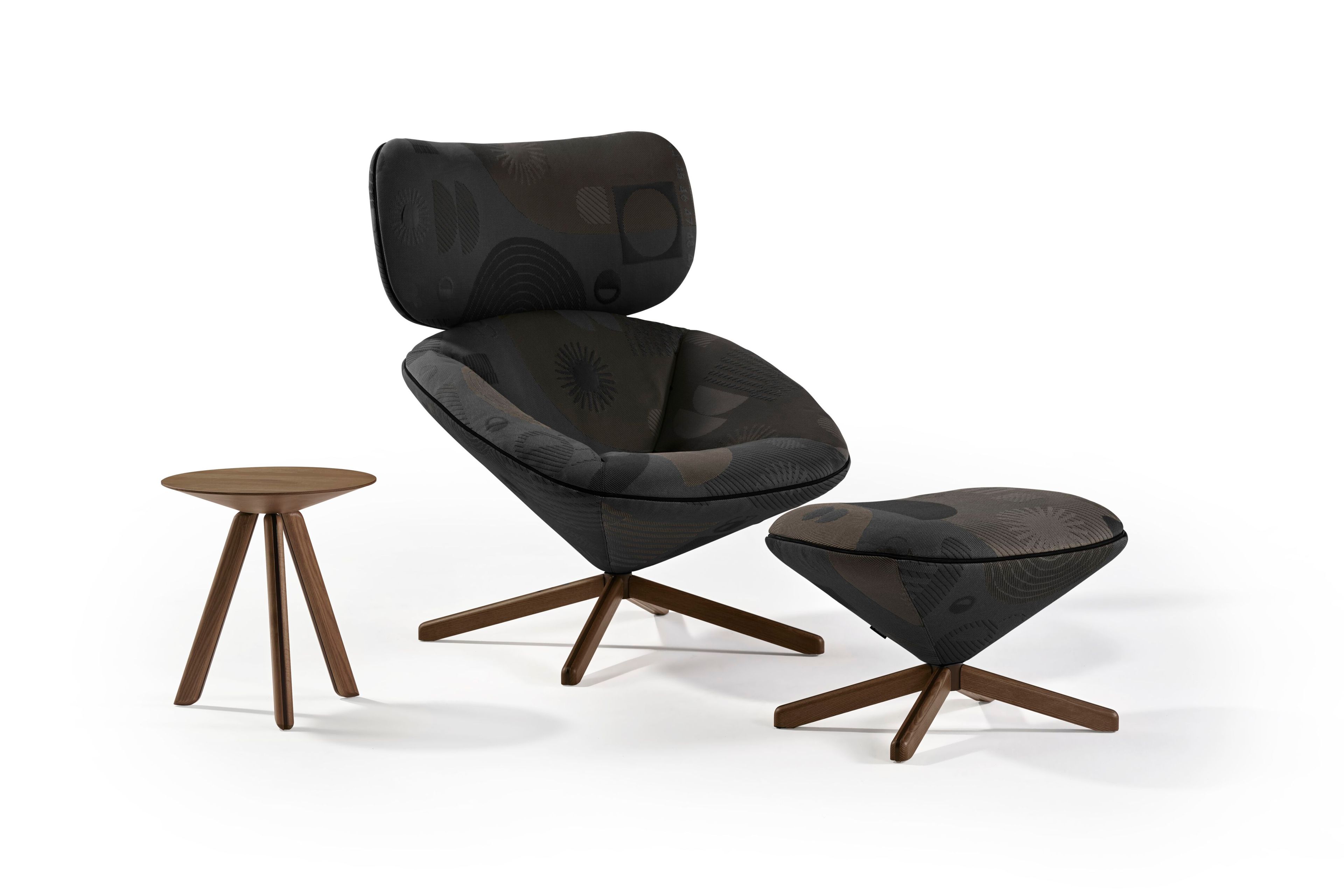 Тканевое кресло с подголовником SANCAL ARCH-00040198 - Вид №1