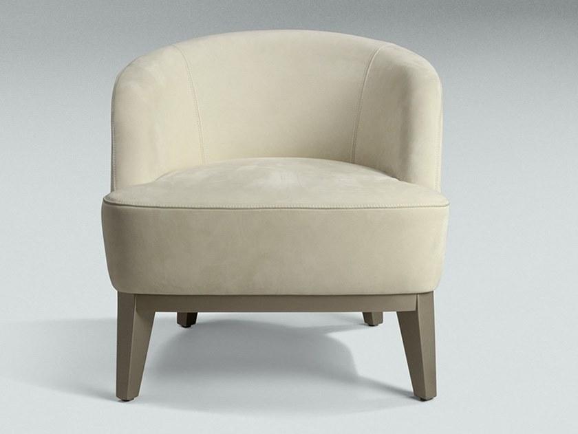 Paolo Castelli Кресло из нубука с подлокотниками Venice sun-id-1369521 - Вид №1