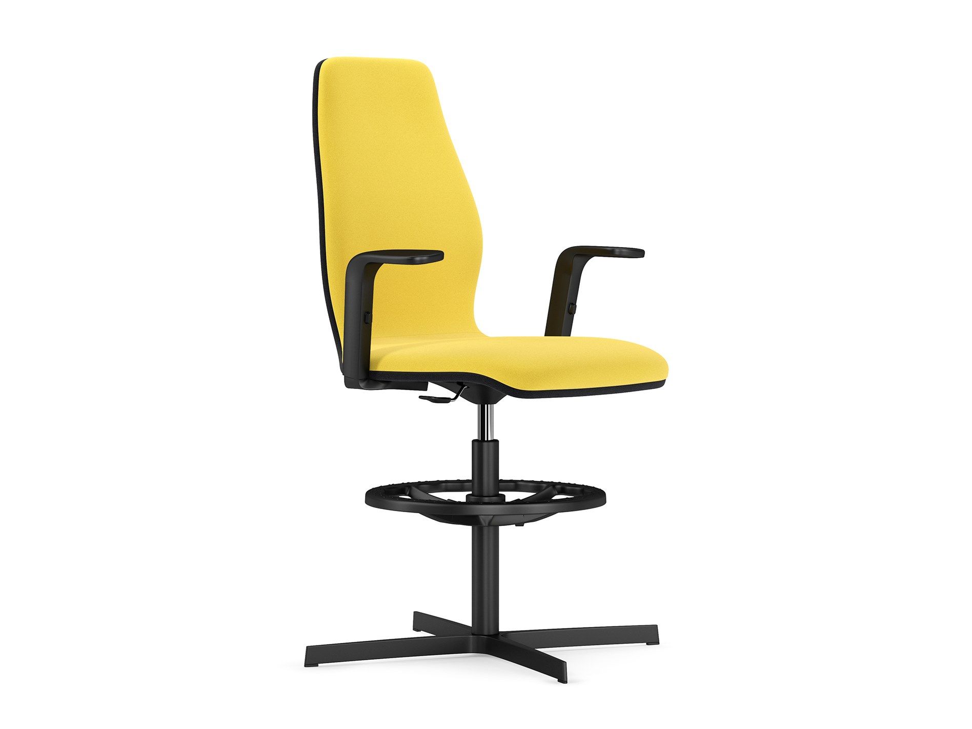 4-спицевый поворотный офисный стул со спинкой SITLOSOPHY® ARCH-00139186 - Вид №3