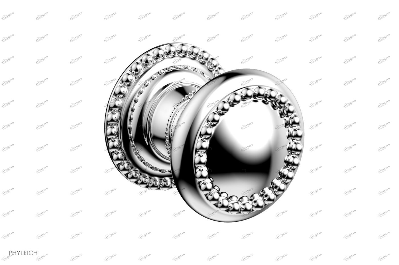 Мебельная фурнитура LE VERRE & LA CROSSE Phylrich  1029170-014 Polished Nickel 