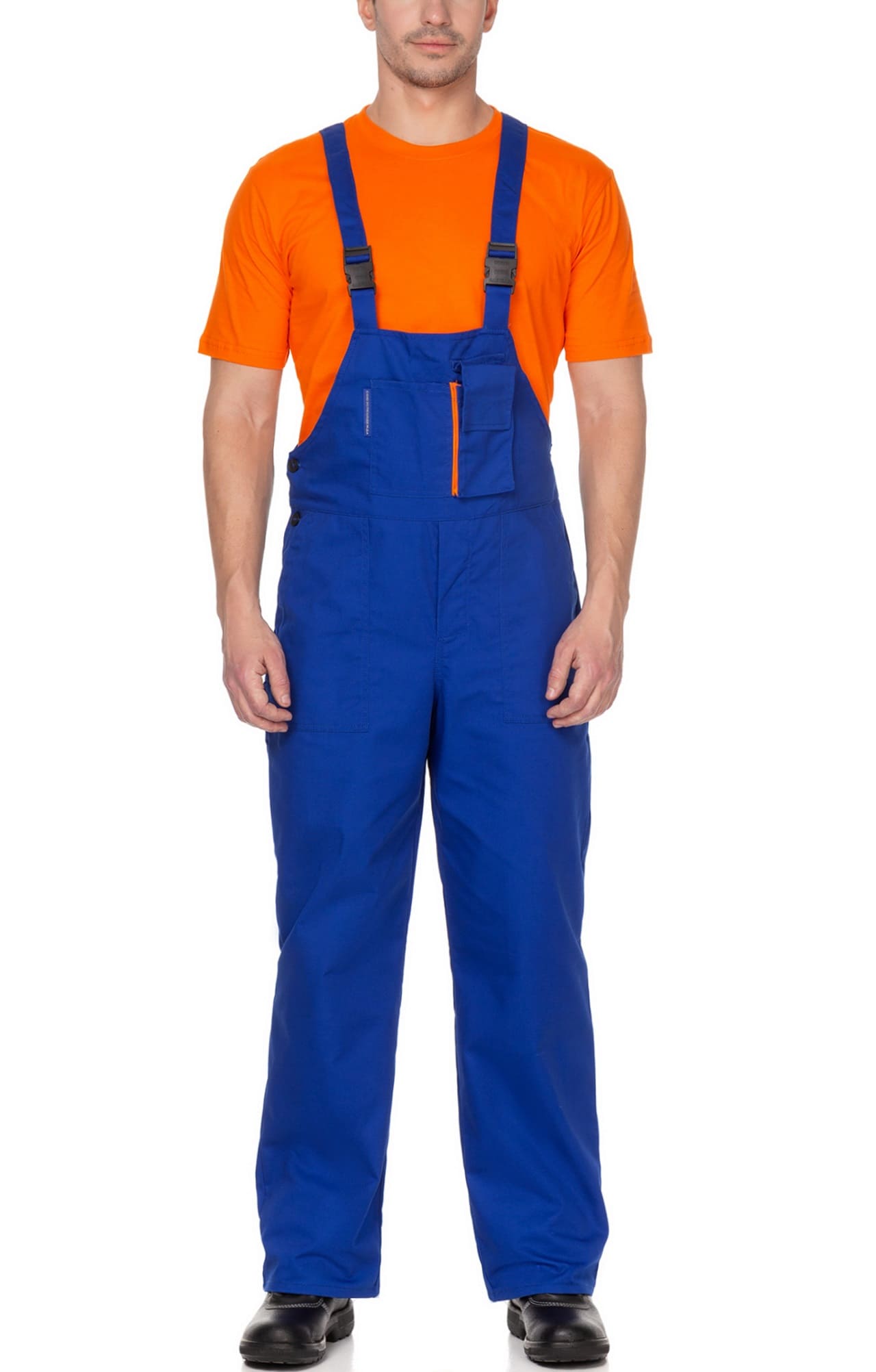 65614 Полукомбинезон "Эксперт-2" василек  Летняя спецодежда  размер 44-46/170-176  - Вид №3