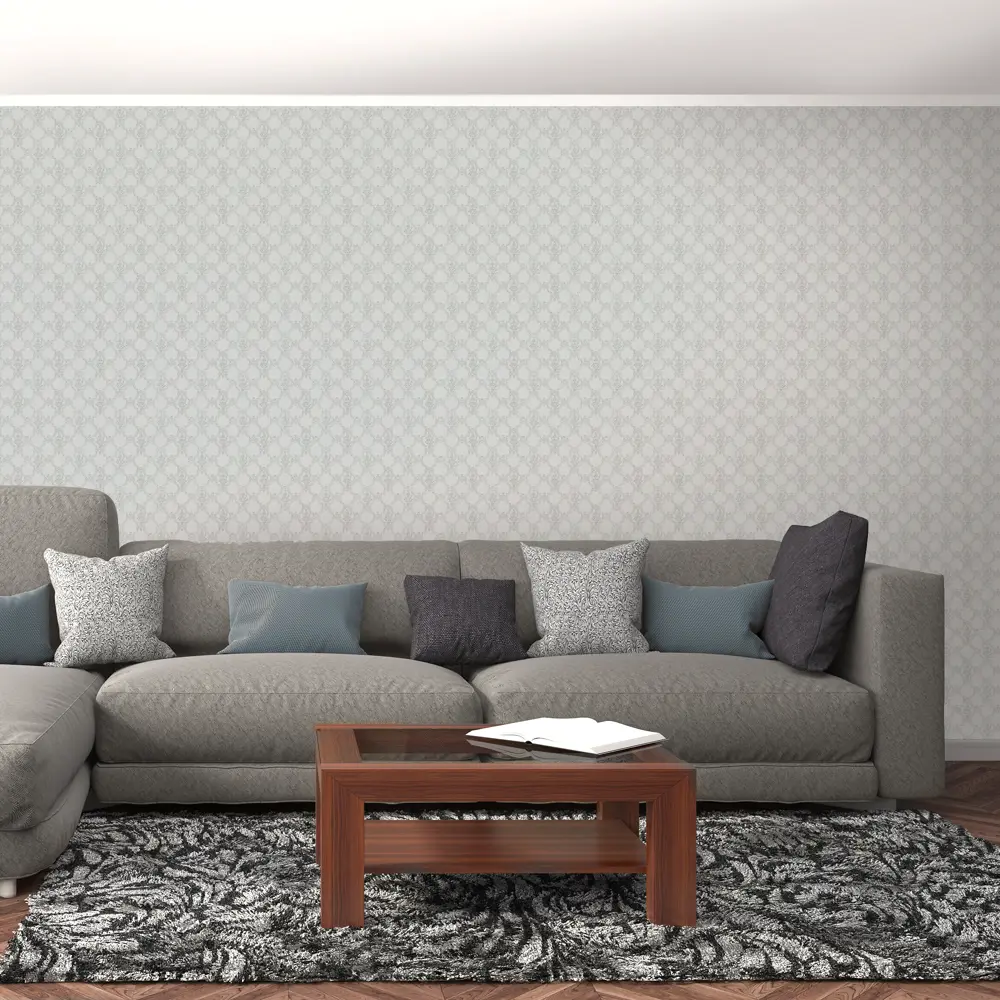 Обои бумажные Московская Обойная Фабрика Жанет серебристые 0.53 м 234762-5 STLM-2083481 - Вид №2