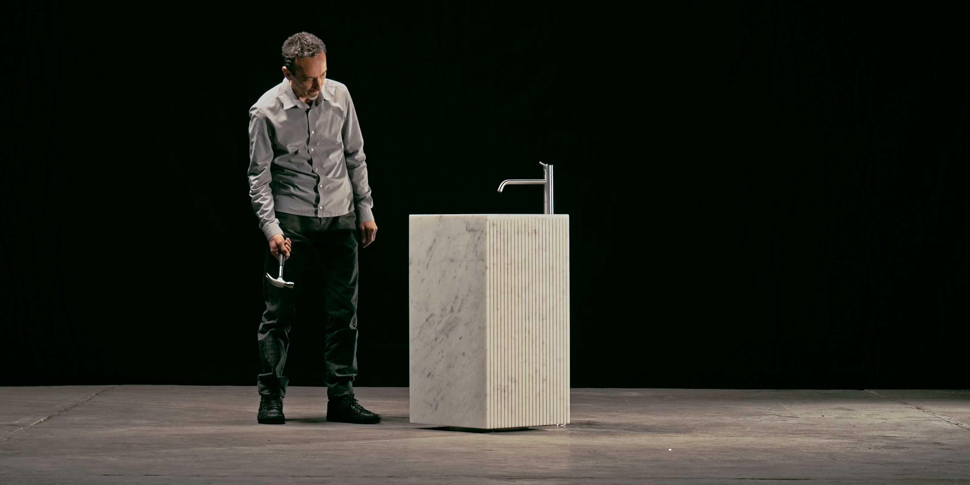 Controverso Напольная раковина стоящая прямоугольная Antoniolupi  - Вид №15