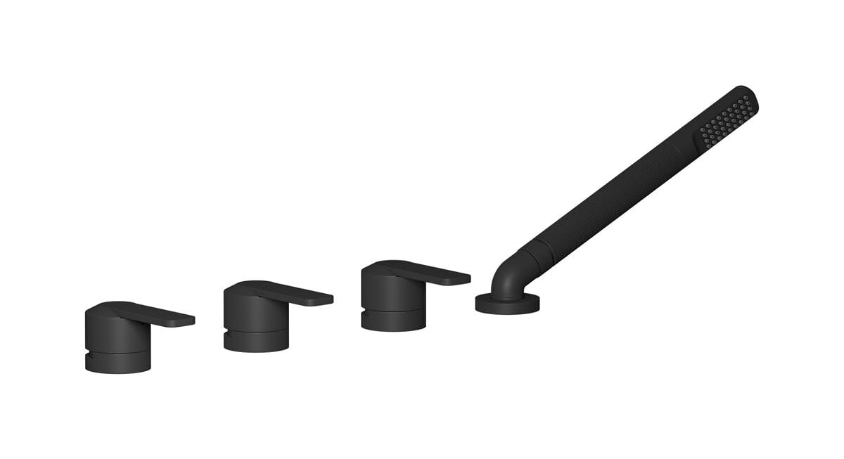 Смеситель для ванны с 4 отверстиями и ручным душем IB C-67 ARCH-00029720 - Вид №7