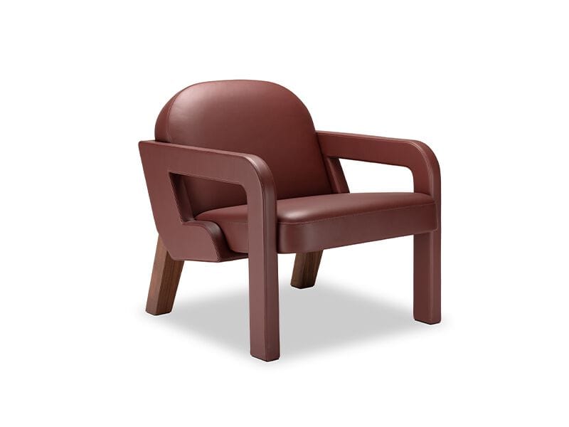 Кожаное кресло с подлокотниками HC28 maison SAIGAK ARCH-00016291