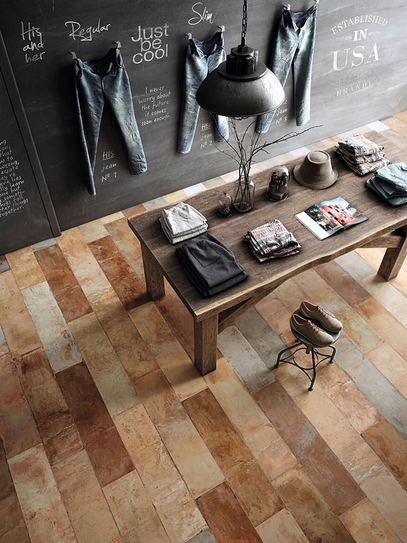 Aparici Настенная / напольная плитка из керамогранита с эффектом терракоты Terre sun-id-1431541 - Вид №7