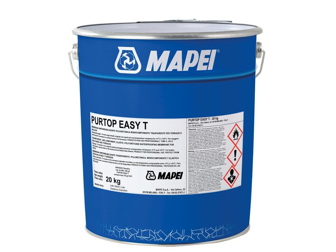 Прозрачная полиуретановая гидроизоляционная мембрана для террас и балконов MAPEI гидроизоляция надземных конструкций ARCH-00149332 - Вид №1
