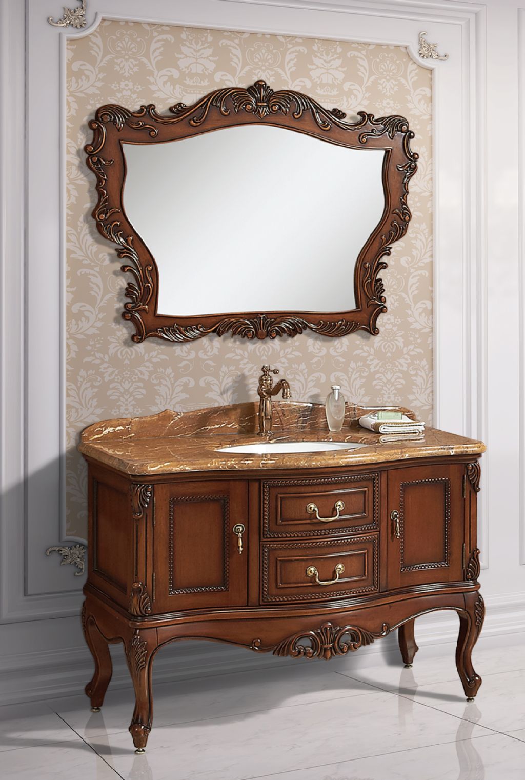 Тумба UFFIZI 120 арт. BDF-10 Орех Tessoro BDF10C120N - Вид №1