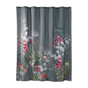 Штора для ванной Fleur 180x200 см полиэстер цвет зеленый