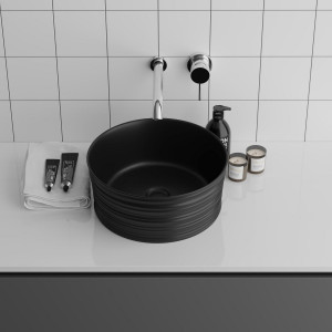 GR-3025BM Накладная раковина на столешницу  прямоугольная Grossman