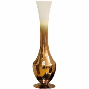 Ваза медно-белая 15,3*78 GARDA DECOR - 115804 Белый;золото
