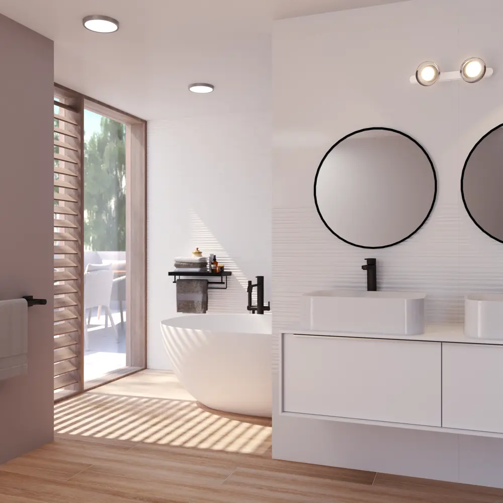 INSPIRE Sanoa - накладной светодиодный спот с регулируемой яркостью 85323812 STLM-0923542 - Вид №8