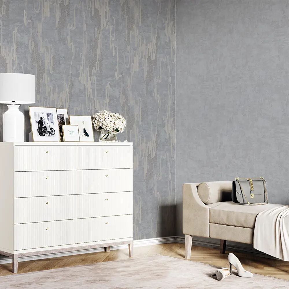 INSPIRE Brunico — флизелиновые обои темно-серые для безупречных стен 89365192 STLM-1428611 - Вид №3