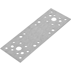 Пластина крепежная оцинкованная 180x1.8x65 мм, 10 шт.