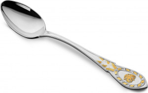 10666836 Русские самоцветы Ложка чайная Русские самоцветы, серебро 925 Серебро 925