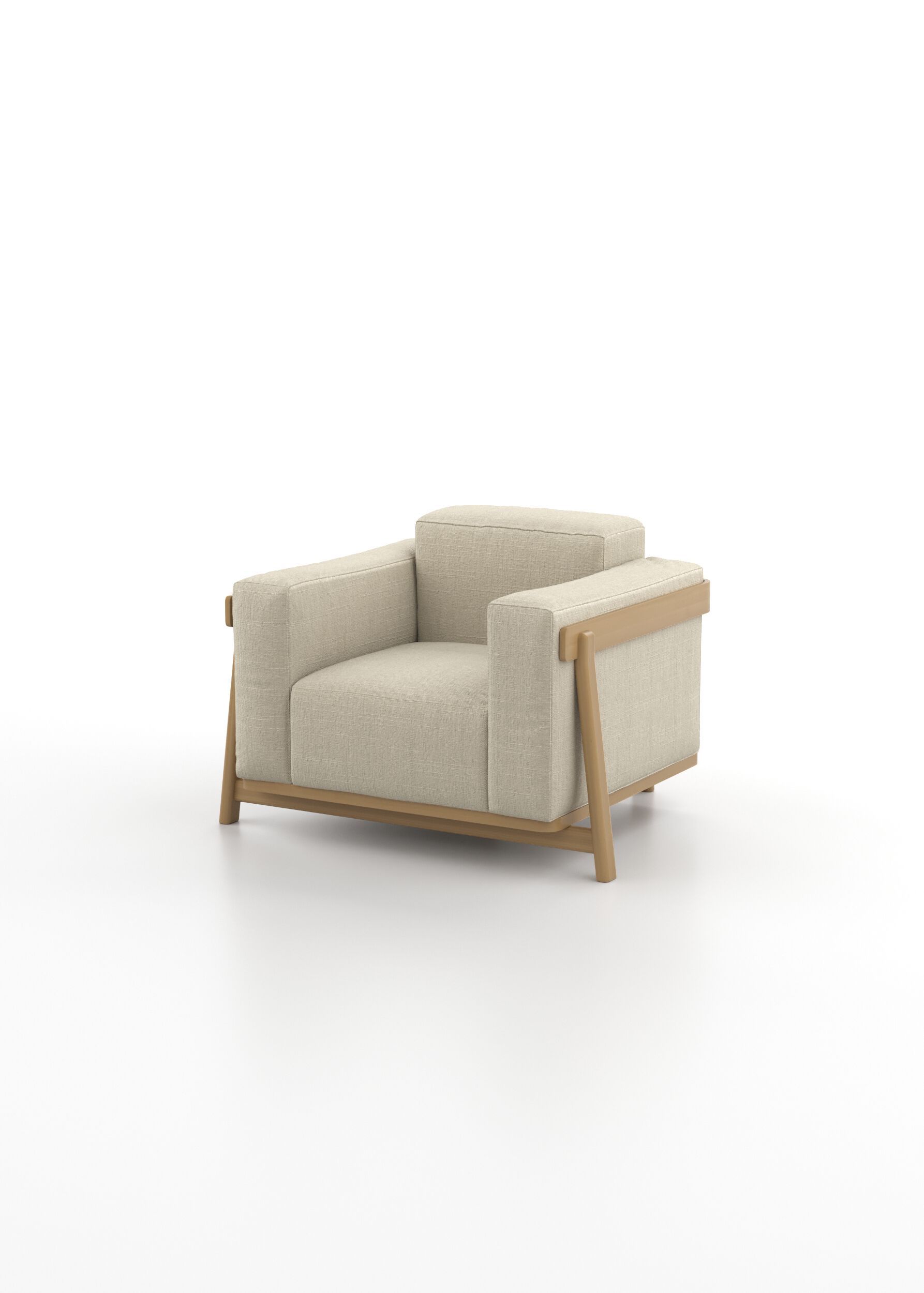 Тканевое кресло с подлокотниками Omelette Editions масала ARCH-00083986 - Вид №9