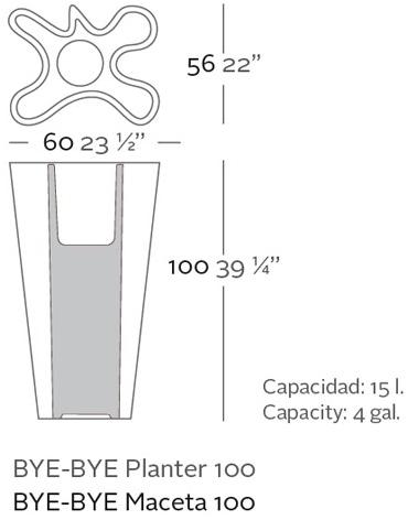 VONDOM Садовый горшок Bye-bye sun-id-1372210 - Вид №8