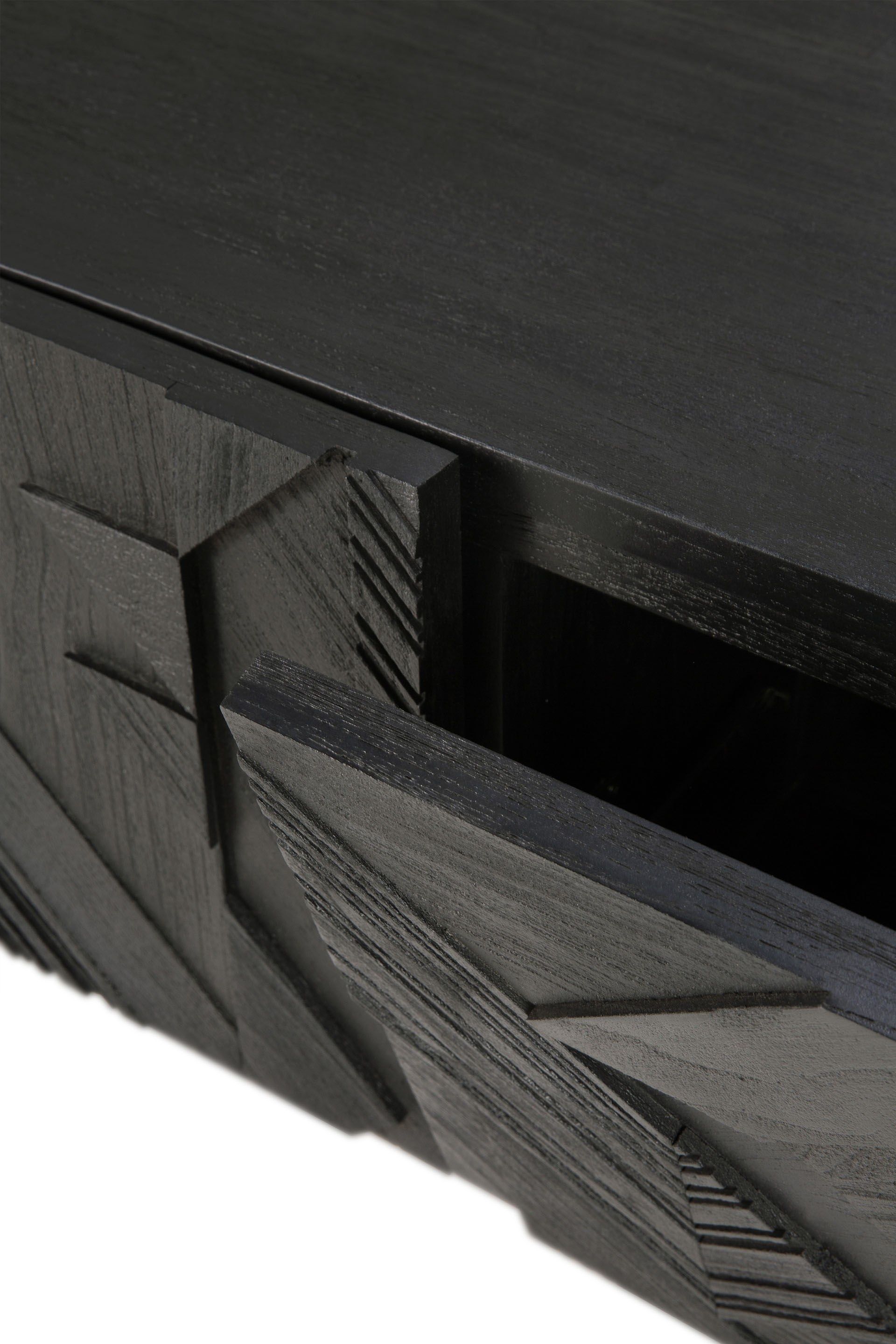 ТВ-шкаф из тикового дерева с откидными дверцами Ethnicraft Графика ARCH-00086544 - Вид №15