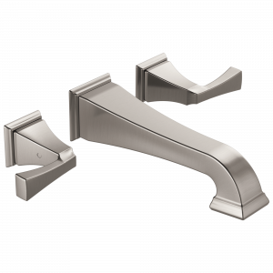 T3551LF-SSWL Накладка для смесителя для ванной комнаты с двумя ручками Delta Faucet Dryden Нержавеющая сталь