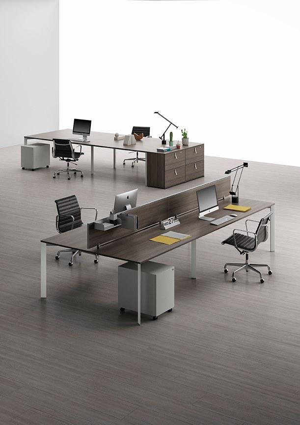 Citterio Несколько рабочих станций со встроенной полкой Shard sun-id-1435127 - Вид №4