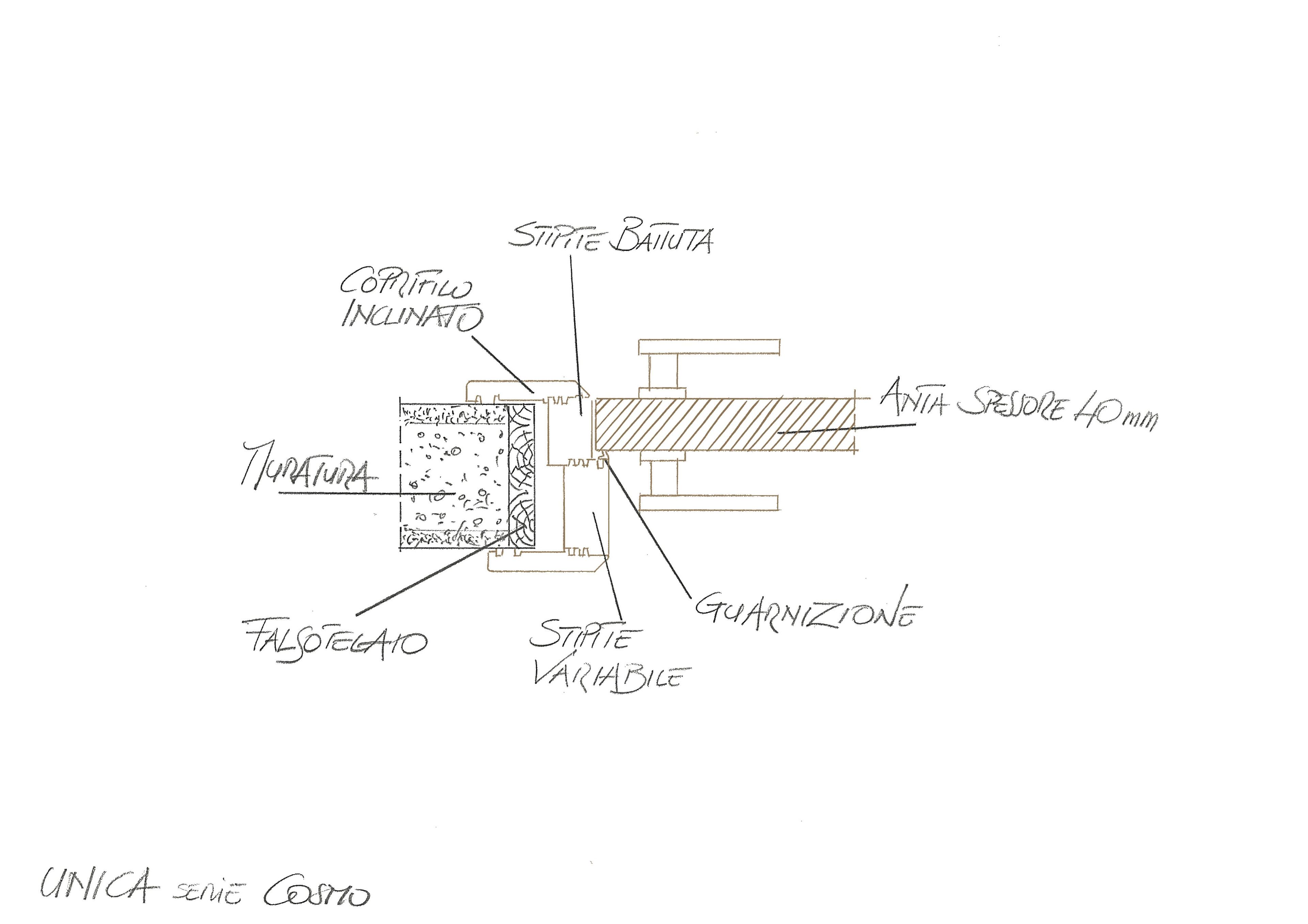 Деревянная дверь PIVATO le porte DINAMICA ARCH-00075016 - Вид №4