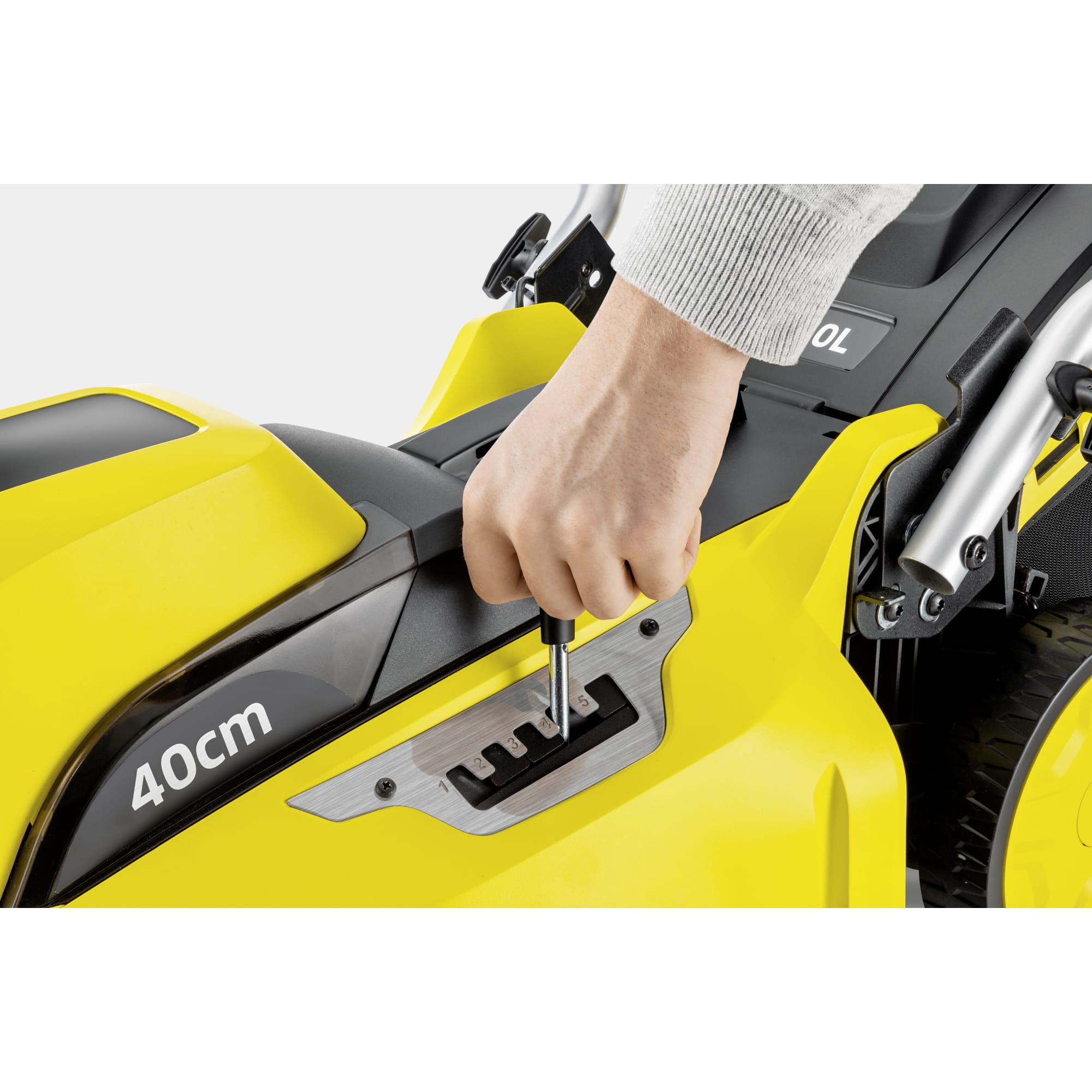 82541677 Газонокосилка аккумуляторная Karcher LMO Battery 36-40 Set 36 В 40 см АКБ и ЗУ в комплекте Santreyd  - Вид №6