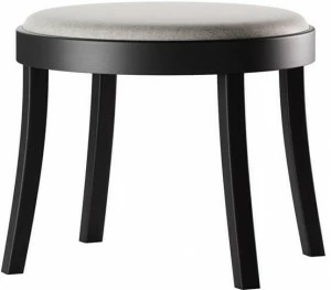 horgenglarus Низкий табурет из массива дерева со встроенной подушкой Seley