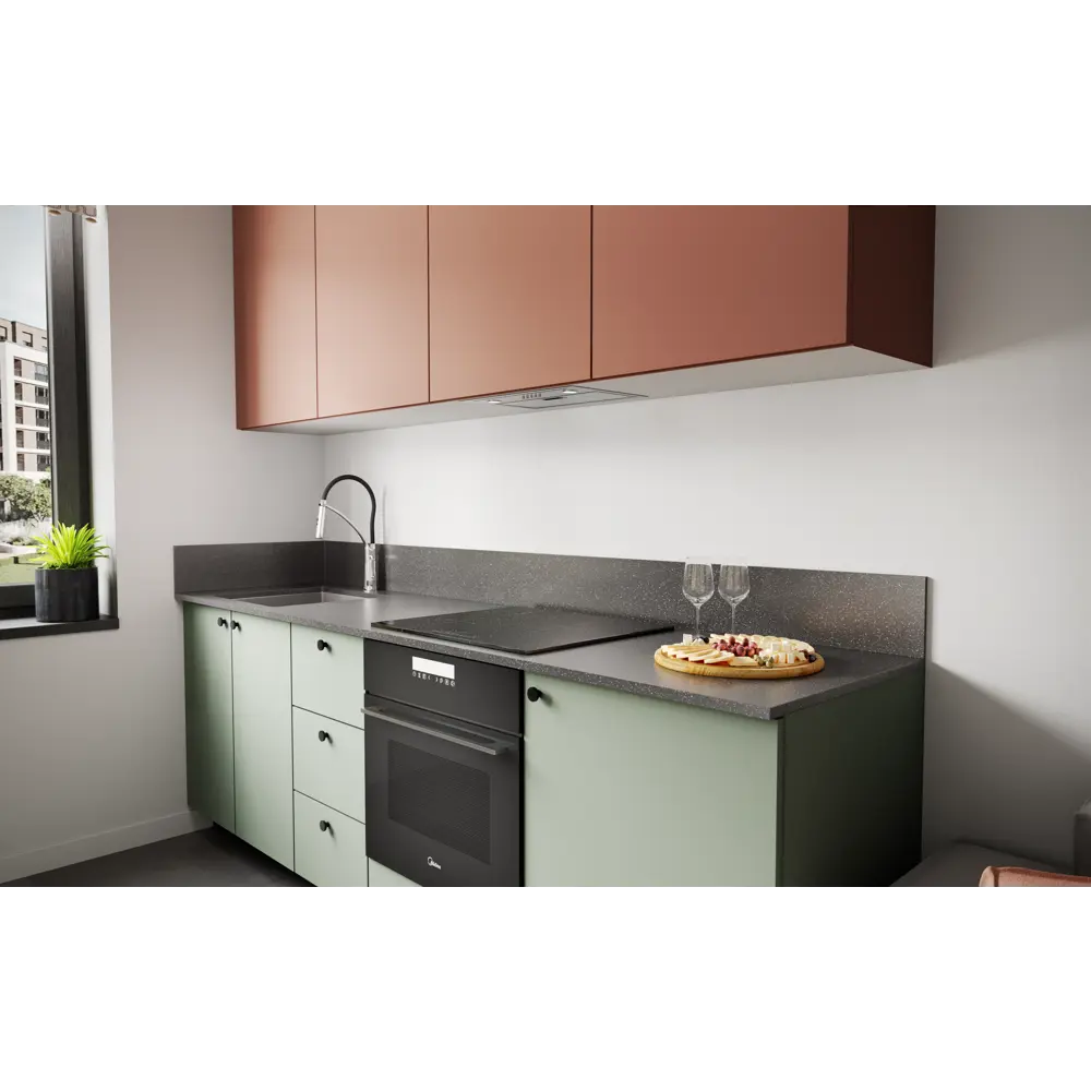 Карниз для кухонного шкафа Тара KONSENSA 200x4 см МДФ цвет терракотовый STLM-2147530 - Вид №5