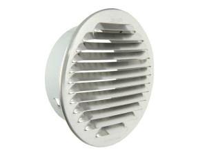 Встраиваемая решетка для отверстий диаметром от 80 до 200 мм с пластиковым отверстием