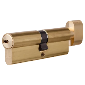 Цилиндр Abus 40х40 мм, ключ/вертушка, цвет золото 82389983 STLM-2134637