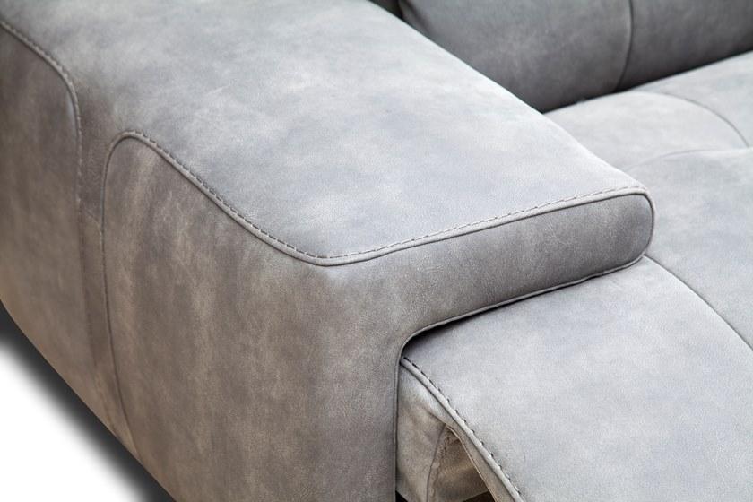 Rossini Sofas Секционный раскладывающийся кожаный диван sun-id-1358523 - Вид №10