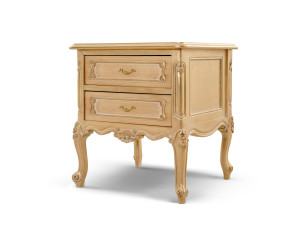 Деревянная тумбочка с ящиками