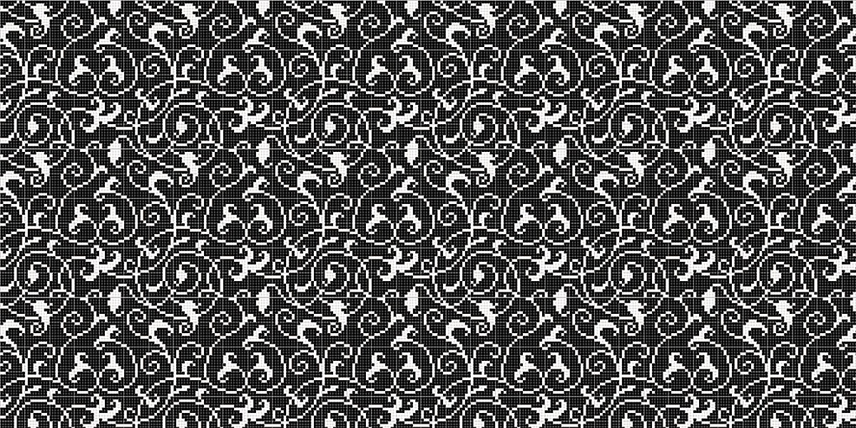 МОЗАИКА ИЗ СТЕКЛА MZ-01 BLACK ALMA ПАННО 15 MZ01BLACK - Вид №1