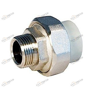 Муфта разъемная KALDE D25х1/2" НР белая 3252TUM250B00