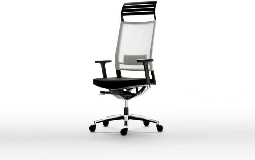 VAGHI Кресло руководителя с поворотной сеткой и подголовником Expo 15 Extxx - Вид №2