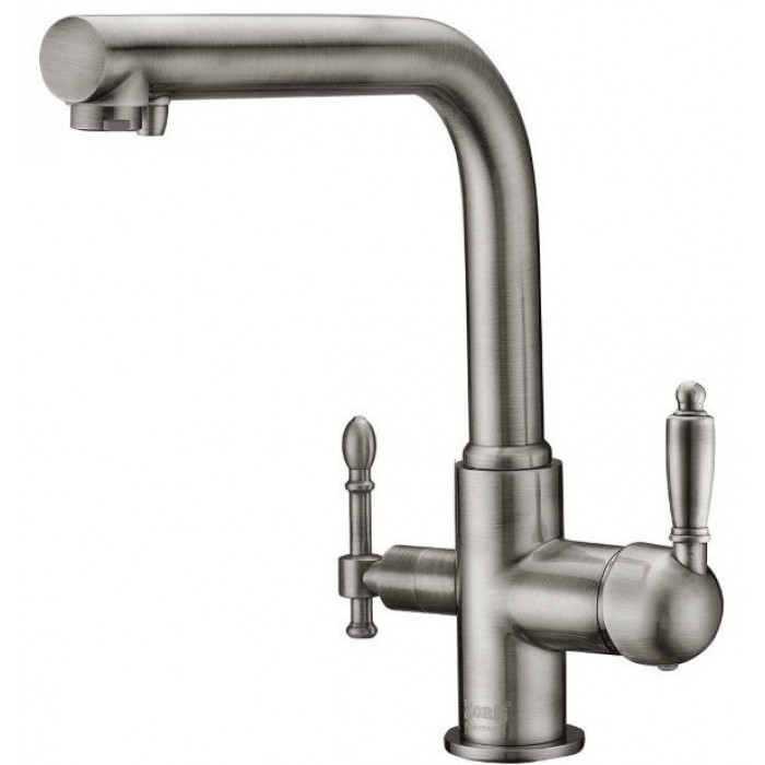 Zorg ZR 313 YF-33 Satin Смеситель для кухни Zorg 305х225 мм  - Вид №1