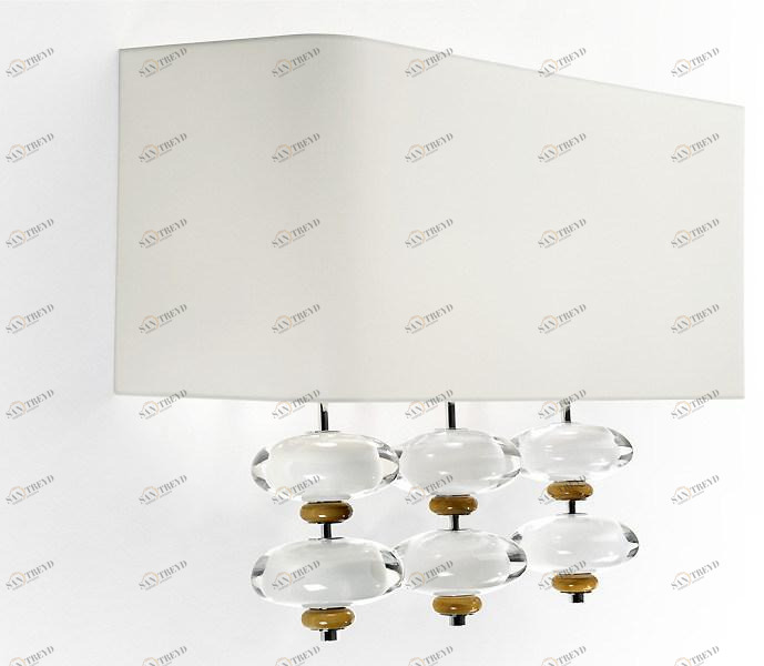 MARIONI Настенный светильник из кристалла непрямого света Stone 02181