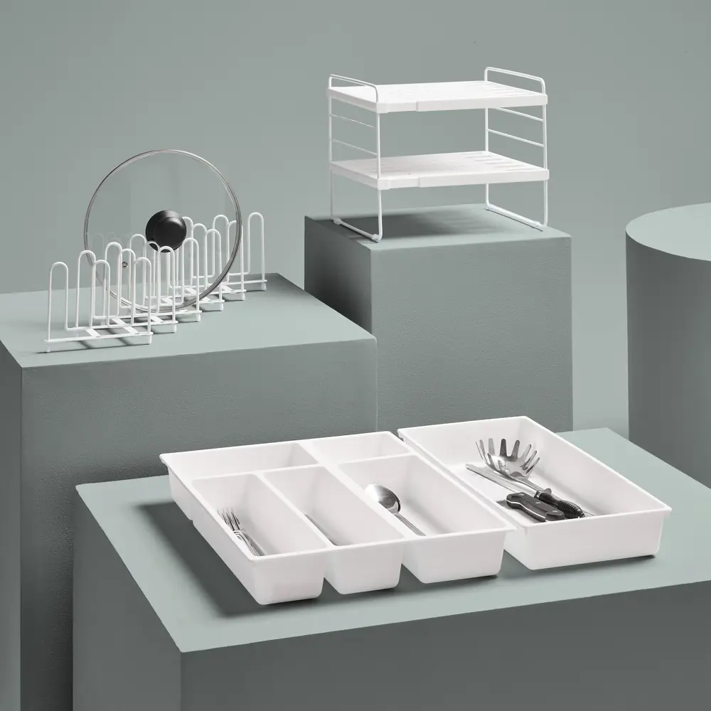 Раздвижная подставка для крышек и сковородок Delinia 71x13x13 см 87823037 STLM-0872594 - Вид №4