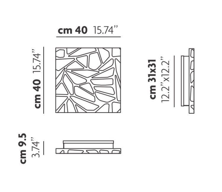 Studio Italia Design Grace 143012 AP3-PL3 светильник настенно-потолочный 98928 - Вид №5