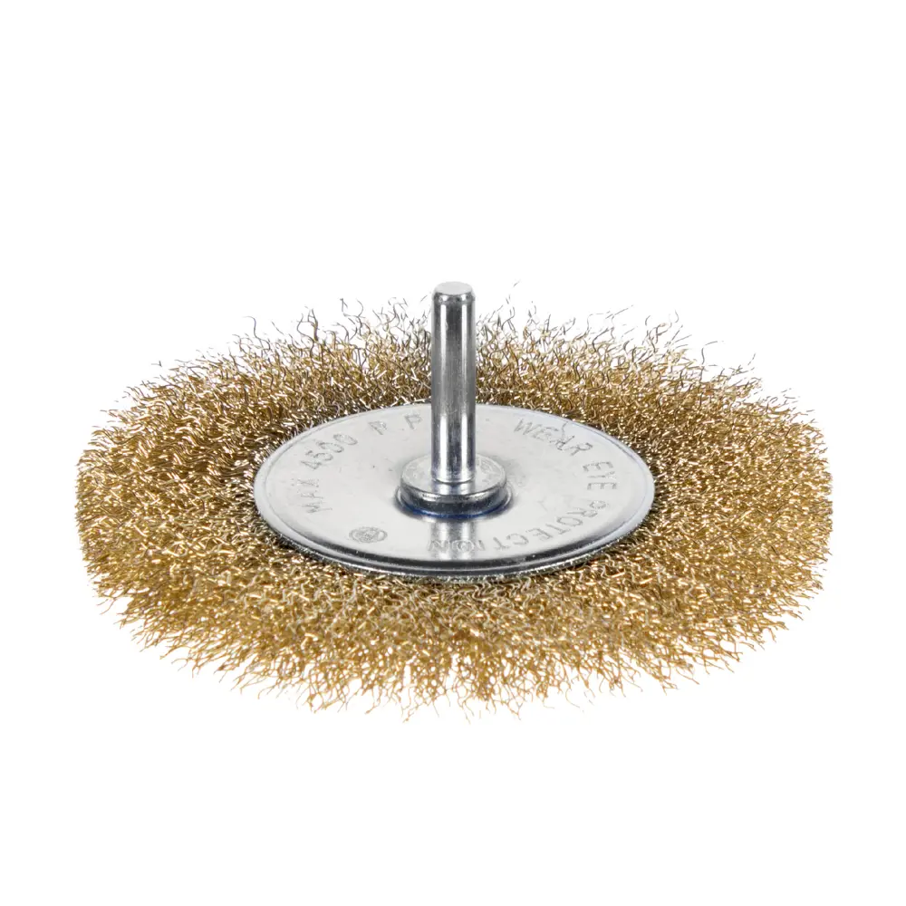 Латунная дисковая щетка Dexter 100 мм для очистки металла 17410401 STLM-0008121