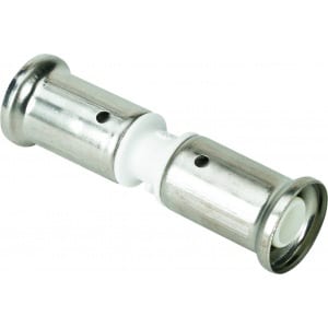 Муфта пресс PVDF HENCO 16х16 (белая) 15PKW1616