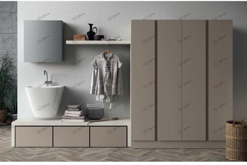 Birex Модульный шкаф для стирки с раковиной Idrobox sun-id-1386620