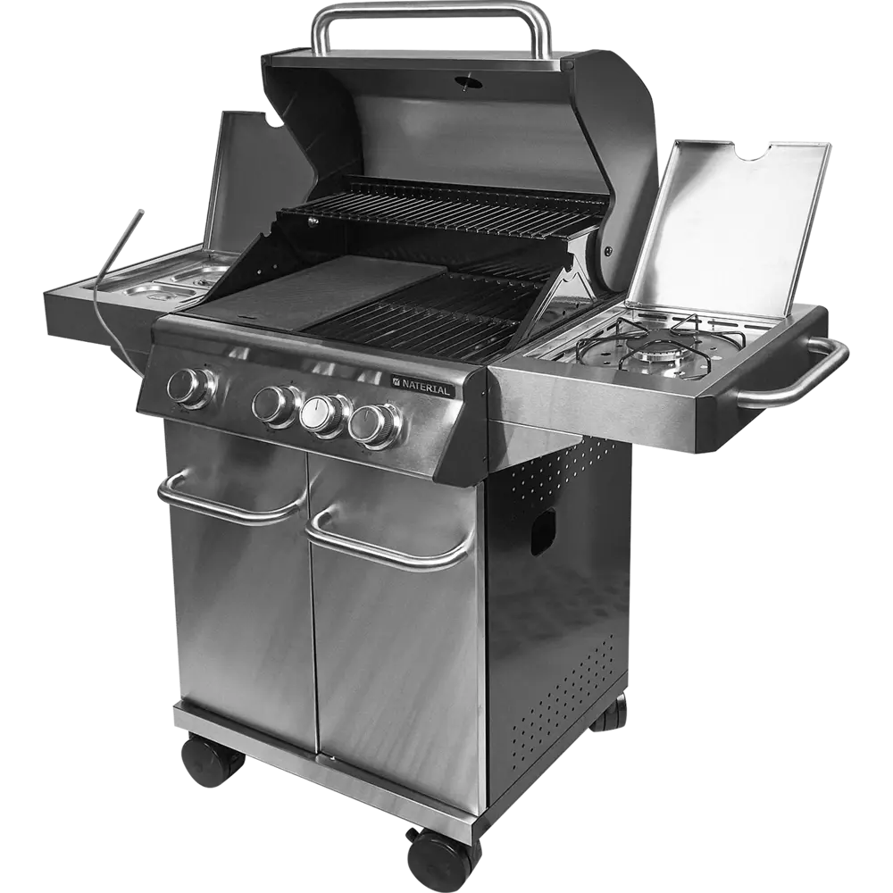 Газовый гриль Naterial Hudson 3 конфорки STLM-2129444 - Вид №2