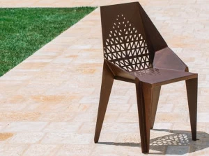 TrackDesign Стул из стали Corten ™ Foglia Sp0409001