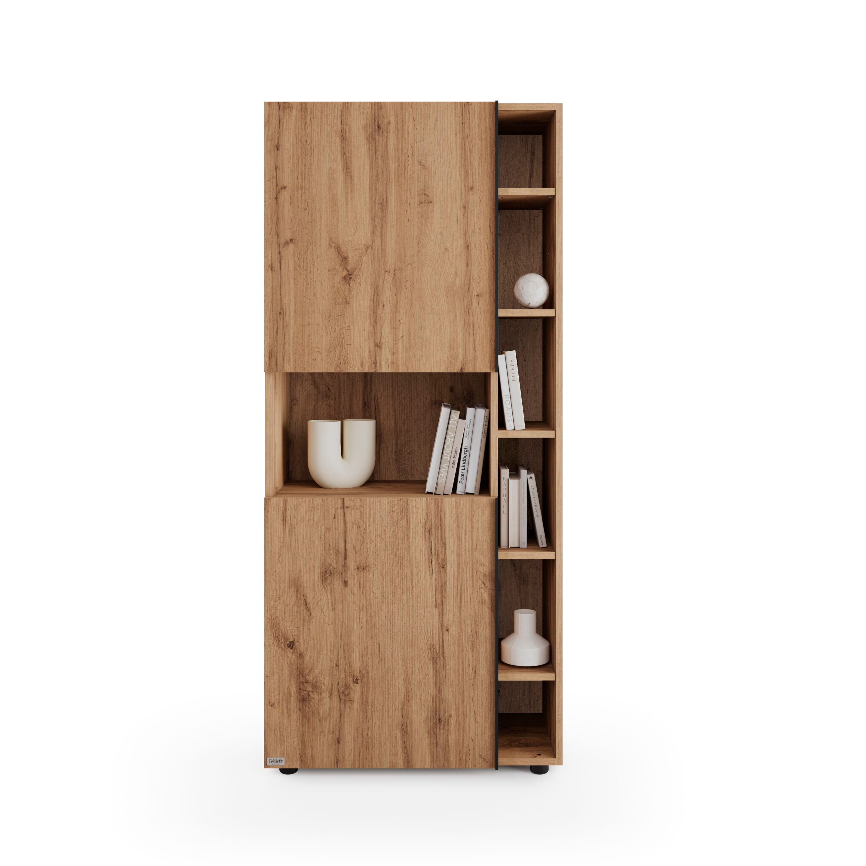 Настенный книжный шкаф из меламинированного материала Mobili Fiver ROMINA ARCH-00138664 - Вид №6