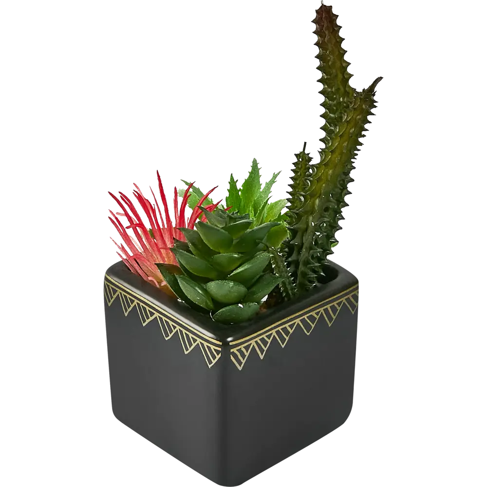 88999730 Искусственное растение Суккулент пластик 17 см STLM-0833326 Santreyd 