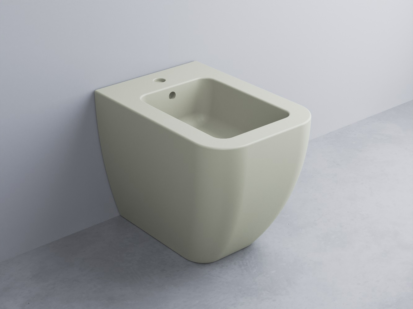 SHCOBI-PM Биде напольное с одним отверстием под смесителем cielo Shui Comfort Ceramica Cielo