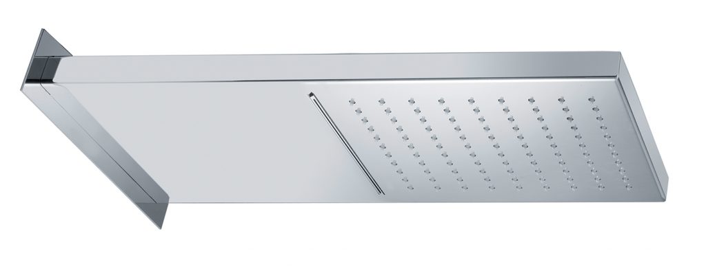 889 / LL Стальная душевая лейка с двойной струей. Bongio Wellness 889/LL