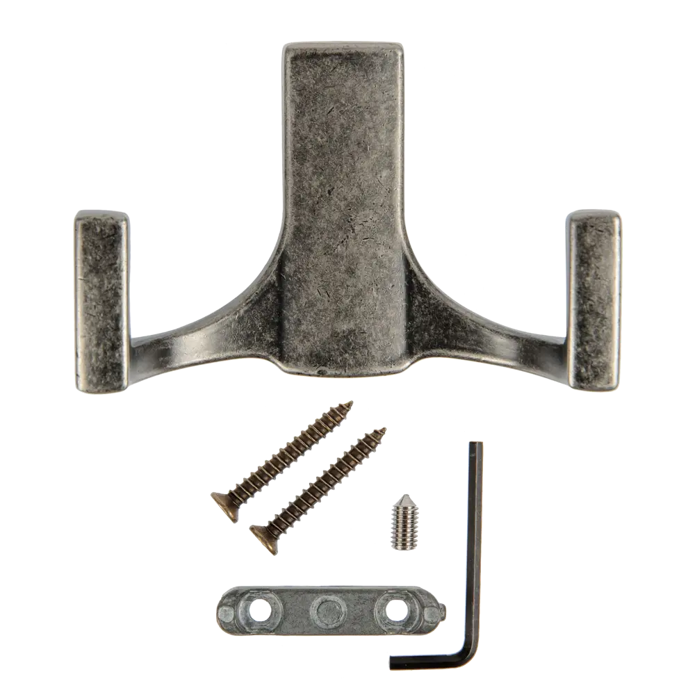 Крючок-вешалка Kerron KR0330, 30x51 мм, цвет чернёный цинк 84573200 STLM-2066683  - Вид №2